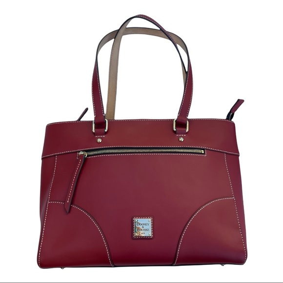 Dooney & Bourke Beacon Leather Zip-Top Large Mila - Picture 1 of 10
